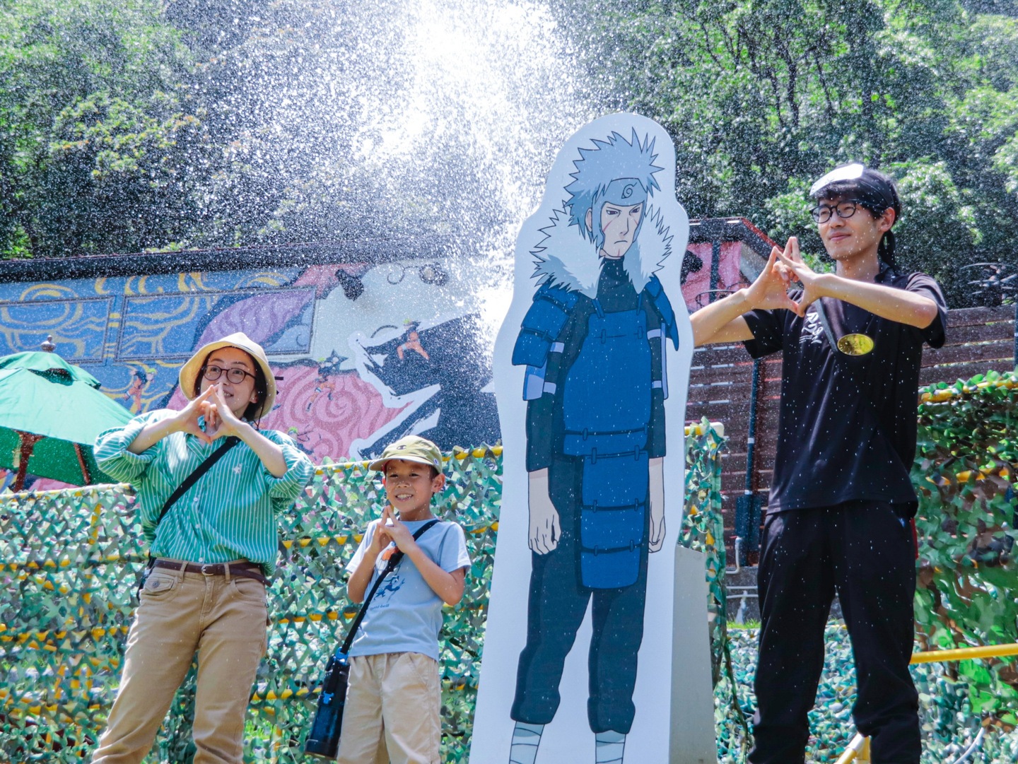 すべての水をかわしきれ！水遁サバイバル